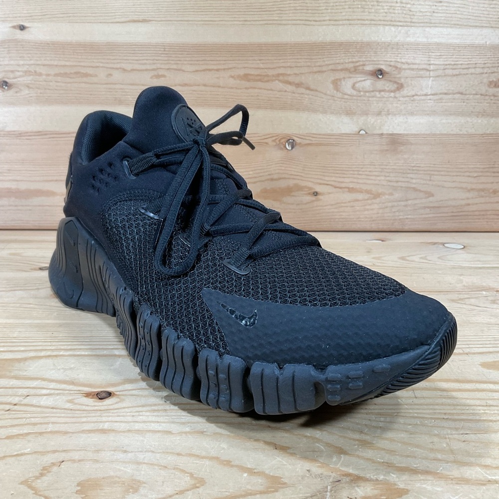 Nike Free Metcon 4 Shoe Black Mens 14 NFL New England Patriots Issued CT3886-007
